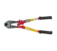 Klein Tools 63314 | Tagliabulloni 14 inch (~35,6 cm) con manico in acciaio | Morsi centro taglio per metalli morbidi medi e duri | Impugnature vinile robuste