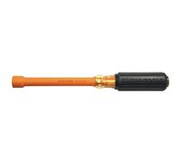 Klein Tools 646 - 1/2-ins 1/5,1 cm hex Insulated cushion-grip hollow-shank nut driver con asta 15,2 cm mm, 646-9/16-INS