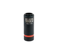 Klein Tools 66014 2-in-1 Impact Socket with 12-Point Deep Sockets, Coaxial Spring Loaded in 7/8- and 11/16-Inch Sizes