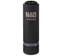 Klein Tools 66051E - Bussola a percussione 2 in 1, a impatto profondo, 12 punti, da 13 a 17 mm, attacco da 1/2"