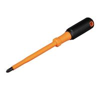 Klein Tools 6876INS - Cacciavite isolato, 1000 V # 3 cacciavite a croce con gambo da 6 pollici, punta identica, impugnatura a cuscino