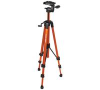 Klein Tools 69345, Treppiede flessibile con supporto, alluminio leggero, Livelli laser compatibili e altri prodotti, arancione