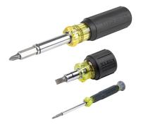 Klein Tools 80045 - Kit di strumenti per cacciaviti e dadi, include cacciavito magnetici 11 in 1, multi-bit e cacciaviti per elettronica, 3 pezzi