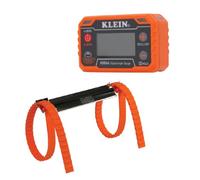 Klein Tools 80155 - Set di 2 misuratori elettronici digitali per livella e angolo con allarme angolare a LED, cinghie per kit idraulico, 0-90 e 0-180 gradi