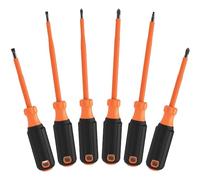Klein Tools 85076INS | Set Cacciaviti Isolati VDE | 6 Pezzi | Isolamento 1000 V IEC 60900 | Realizzato Negli USA