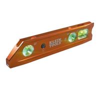 Klein Tools 935RBLT livella a bolla torpedo magnetica con LED | 3 fiale illuminate a 0°, 45° e 90° | Magneti alle terre rare e scanalatura a V | Corpo in alluminio da 22,9 cm