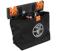 Klein Tools BC510S Secchio Centro di Lavoro Hardware Tool Pouch con Moschettone, Magnetico, S Hook Rail System Accessorio per Lineman Tools