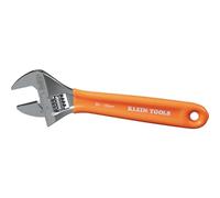 Klein Tools Chiave regolabile O5076, forgiata con precisione, ganascia extra capacità da 1 1/2", scale SAE e metriche, impugnatura rivestita in plastica, 15,2 cm