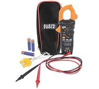 Klein Tools CL390 | Pinza amperometrica digitale AC/DC auto-rangeante fino a 400 A | Display LCD ad alta visibilità | Rilevamento tensione senza contatto
