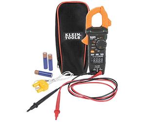 Klein Tools CL390 | Pinza amperometrica digitale AC/DC auto-rangeante fino a 400 A | Display LCD ad alta visibilità | Rilevamento tensione senza contatto