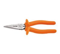 Klein Tools D203-8-INS - Pinze isolate a becco lungo con coltelli da taglio temprati a induzione per una lunga durata, 20,3 cm