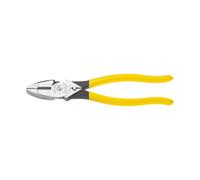 Klein Tools D213-9NE-CR, Pinze crimpatrici da tecnico di rete, prodotte negli Stati Uniti, design semplificato ad alta leva, in acciaio temprato a induzione, 22,9 cm