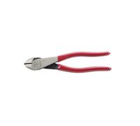 Klein Tools D228-8 Taglierine diagonali, pinze ad alta leva, mascella corta, rosso/argento, 20,3 cm