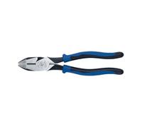 Klein Tools J2000-9NE Pinze da elettricista con tronchese laterale, prodotte negli Stati Uniti, ad alta leva da 22,9 cm, tagliano Acsr, viti, chiodi, fili