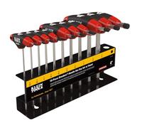 Klein Tools JTH410E SAE Journeyman t-handle set con supporto, pezzi