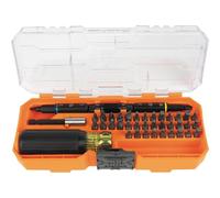 Klein Tools KNECT 32501HD - Set di 46 cacciaviti multi-bit a impatto e cacciavite con custodia MODbox, 39 bit, 4 cacciaviti, portapunti, maniglia