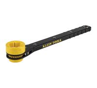Klein Tools KT152T - Chiave a cricchetto sottile 4 in 1, per operai specializzati, con manico lungo e scanalato per favorire presa e leva