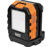 Klein Tools MODbox 56416 - Lampada da lavoro a LED ricaricabile, 1000 lumen, con magneti, 3 livelli di luminosità, rotazione a 360 gradi e cavalletto