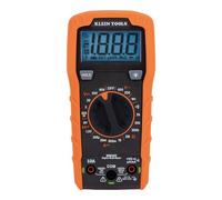 Klein Tools Multimetro MM325, tester di tensione digitale manuale 600 V AC/DC, test batterie, corrente, resistenza, diodi e continuità, nero