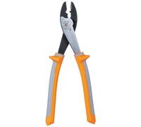 Klein Tools Pinza isolata 1005RINS, prodotta negli Stati Uniti, strumento di taglio/crimpatura per cavi e connettori isolati e non isolati da 10 a 22 AWG, 1000 V nominale