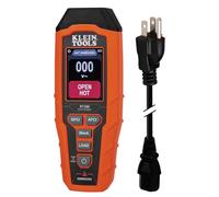 Klein Tools RT390 - Analizzatore di circuito con ampio display LCD, identifica guasti di cablaggio, tester GFCI e AFCI, caduta di tensione, visualizzazione del tempo di percorrenza, arancione