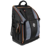 Klein Tools Tool-Station Pro 62482 Zaino porta attrezzi con 27 tasche, interno ampio, fondo modellato, borsa per attrezzi da elettricista