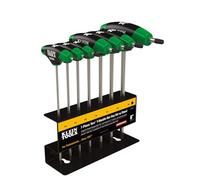 KLEIN TOOLS TORX T-Handle Hex Key Set and Stand, 6-Inch, 7-Piece JTH67T