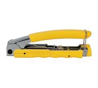 Klein Tools VDV211-048 - Crimpatrice a compressione coassiale, crimpatrice per cavi e connettori coassiali