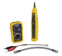 Klein Tools VDV500-705 | Kit Test E Tracciamento Toni E Sonda | Generatore Di Toni E Sonda Inclusi | Cavi RJ45 RJ12 E Pinze | Per Fili Non Attivi