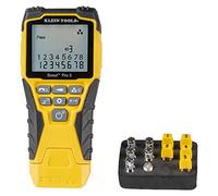 Klein Tools VDV501-851EU | Kit tester per cavi Scout® Pro 3, tester Ethernet con identificazione remota, per RJ45, RJ11, coassiale, con adattatore per cavo e 5 unità remote, test di rete e diagnosi di
