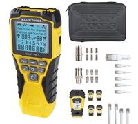 Klein Tools VDV501-853 | Tester Per Cavi Scout Pro 3 Test + Map Con Telecomandi | Test E Misura Dati Telefono E Video | Misura Lunghezza Fino A 610 M | Schermo LCD Retroilluminato