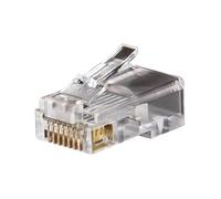 Klein Tools VDV826-602 | Connettori Modulari Dati RJ45 CAT5e 50 Pezzi | Plug RJ45 Per Dati E Voce | Contatti Placcati Oro 50 Micro Pollici | Corpo Resina Robusto