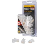 Klein Tools VDV826-704 - Spina dati modulare per CAT6A e cavo Ethernet CAT6 di diametro maggiore per interni o esterni, confezione da 50