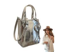 Kleine Damen Beuteltasche - Bucket Tote Schultertasche, elegante Hobo-Handtasche mit praktischem verstellbarem Riemen, leichte Arbeitstasche für Büro, Freizeit | Trendiges Geschenk zu Geburtstag, Weih