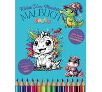 Kleine Dino-Monster Malbuch: Feste
