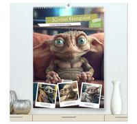 Kleine Gangster. Lustige Monster im Alltag (hochwertiger Premium Wandkalender 2026 DIN A2 hoch), Kunstdruck in Hochglanz: Freche Biester, die wirklich Spaß machen!