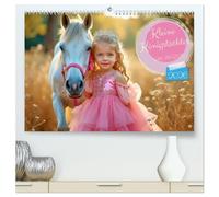 Kleine Königstöchter (hochwertiger Premium Wandkalender 2026 DIN A2 quer), Kunstdruck in Hochglanz: Kleine Prinzessinnen ist eine liebevoll gestaltete ... Lächeln regieren und mit dem Herzen träumen.