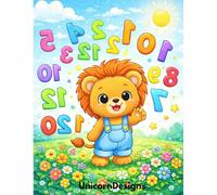 Kleine Löwen lernen Zahlen: Mal und Lernbuch für Kinder