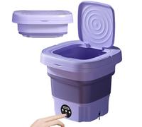Kleine Waschmaschine - 8l Wiederverwendbare Small Waschmaschine Unterwäsche Socken - Wäscheeimer Mit Hoher Kapazität, Effiziente Waschmaschine Für Faule Personen, Automatische Waschmasc