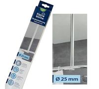 Kleine Wolke 3303101000 - Bastone per Tenda, 60 cm Lunghezza, 25 mm Diametro, in Metallo Cromato