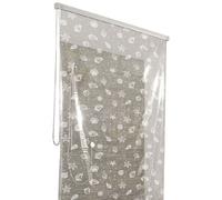 Kleine Wolke 3321114747 - Tenda da Doccia avvolgibile, per Sostegno Piccolo, 128 x 240 cm, Motivo: Conchiglie, Colore Bianco