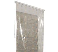 Kleine Wolke 3321351747 - Tenda da Doccia avvolgibile, 128 x 240 cm, cassettone Non Incluso, Motivo Color Rame