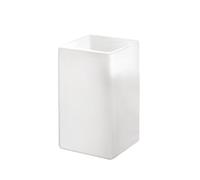 Kleine Wolke 5045 114 852 - Bicchiere portaspazzolini, Colore: Bianco