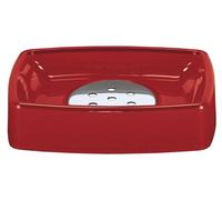 Kleine Wolke 5061459853 - Porta Sapone, Modello Easy, in plastica, Colore: Rosso