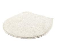 Kleine Wolke 7142202104 Cotone - Copri tavoletta WC, 47 x 50 cm, Colore: Bianco Panna