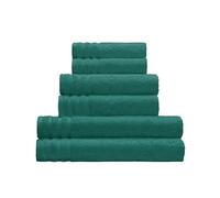 Kleine Wolke Asciugamano da Bagno, Cotone, Smeraldo, 70 x 140 cm