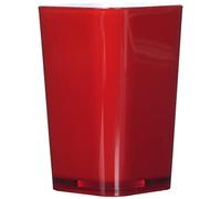 Kleine Wolke - Bicchiere da bagno "Easy", colore: Rosso papavero