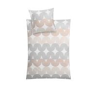 Kleine Wolke Cascade Biancheria da Letto, Cotone, Bianco, 135 x 200 cm (80 x 80 cm)