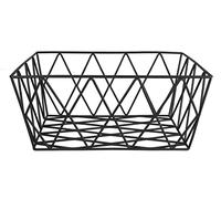 Kleine Wolke Cesto Slack, colore: nero, materiale: metallo, dimensioni: lunghezza 19 cm, larghezza 28 cm, altezza 12 cm