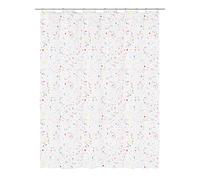 Kleine Wolke Confetti - Tenda da Doccia in PEVA, 180 x 200 cm, Colore: Trasparente